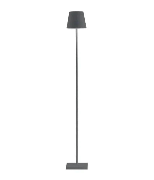 Nowoczesna, bezprzewodowa lampa LED podłogowa z funkcją ładowania